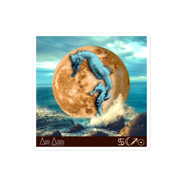 DIGITAL | square sticker | SAGITTARIUS SUN | cancer moon