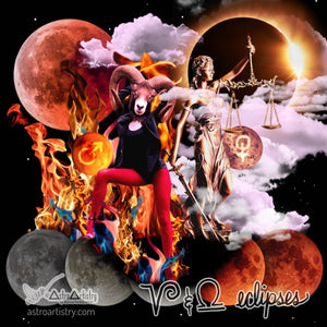ECLIPSES | Lunar Nodes in Aries & Libra | 2023 -2025