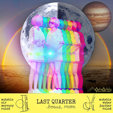 DIGITAL | square sticker | GEMINI SUN | Pisces Moon | Last Quarter