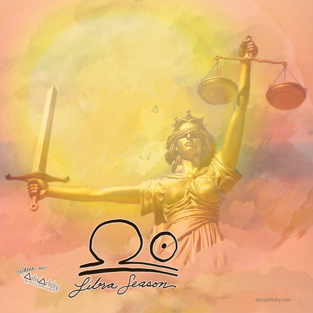 DIGITAL | square sticker | LIBRA SUN SZN | 2022