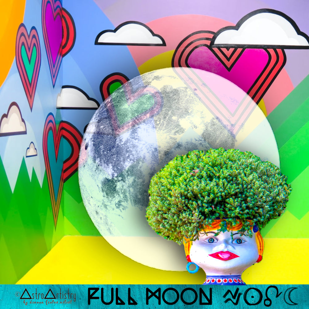 DIGITAL | square sticker | AQUARIUS SUN | leo moon