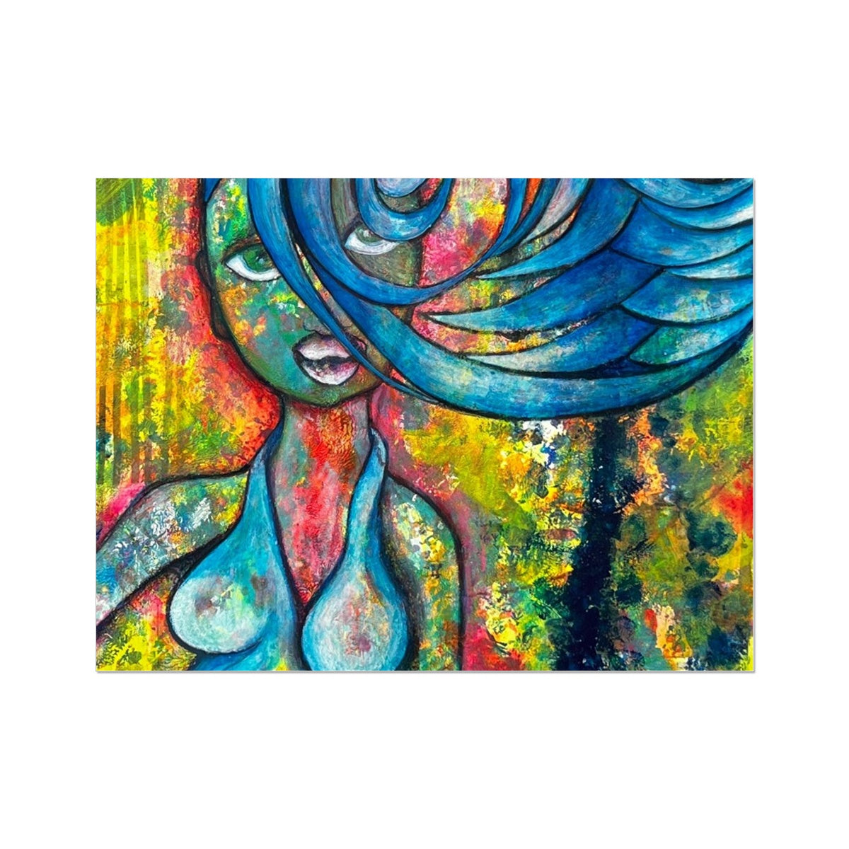Water Goddess Wall Art Poster