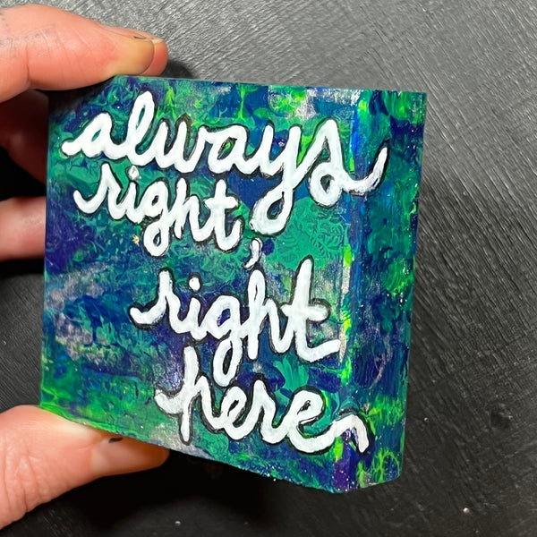 JUST BE BLOCK | always right, right here
