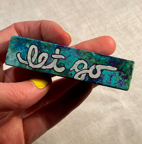 JUST BE BLOCK | hold on : let go (two sided)