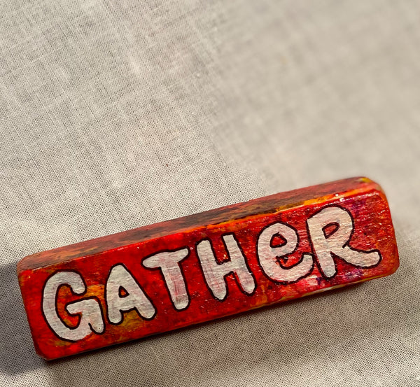 JUST BE BLOCK | gather : release (two sided)