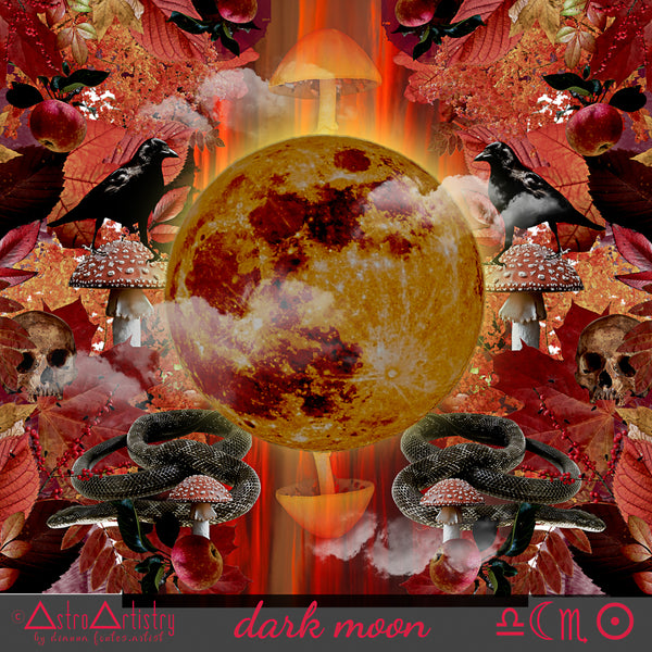 DIGITAL | square sticker | SCORPIO SUN | libra moon