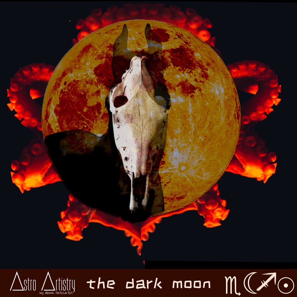 DIGITAL | square sticker | SAGITTARIUS SUN | scorpio moon