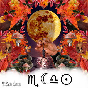 DIGITAL | square sticker | LIBRA SUN | scorpio moon