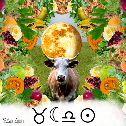 DIGITAL | square sticker | LIBRA SUN |taurus moon