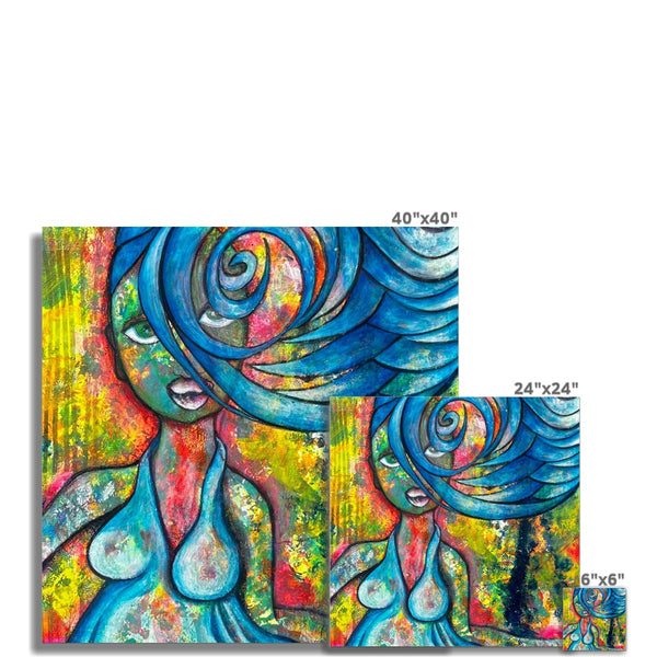 Water Goddess Wall Art Poster