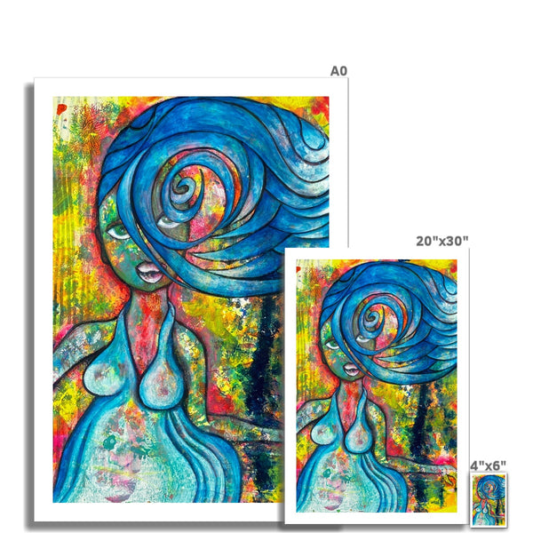 Water Goddess Rolled Eco Canvas