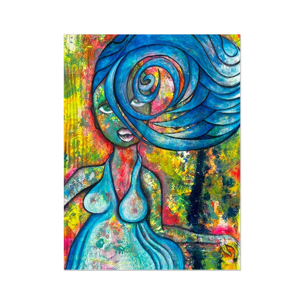 Water Goddess Wall Art Poster