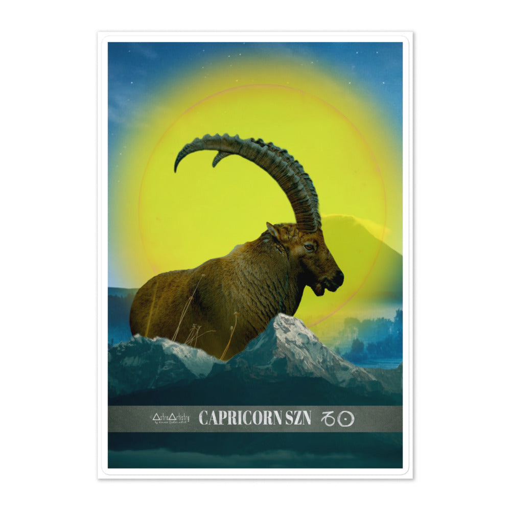 DIGITAL | Journal Cover Sticker | capricorn season