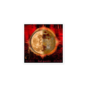 DIGITAL | square sticker | SCORPIO SUN | leo moon