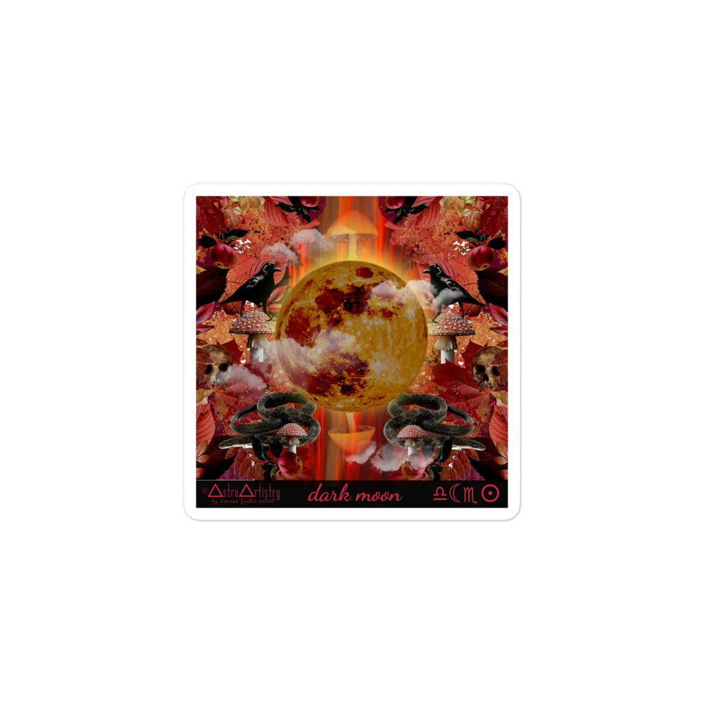 DIGITAL | square sticker | SCORPIO SUN | libra moon