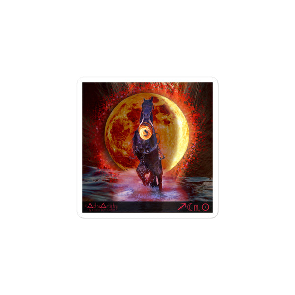DIGITAL | square sticker | SCORPIO SUN | sagittarius moon