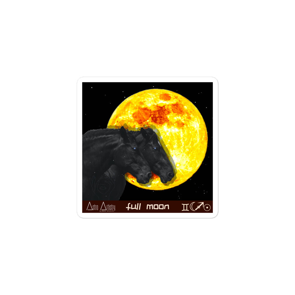 DIGITAL | square sticker | SAGITTARIUS SUN | gemini moon