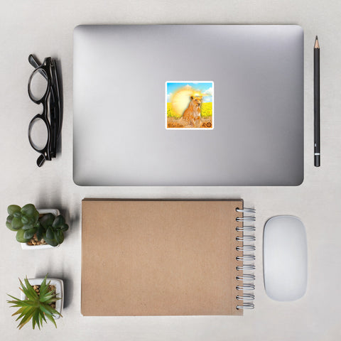 DIGITAL | square sticker | LEO SUN SEASON | 2021