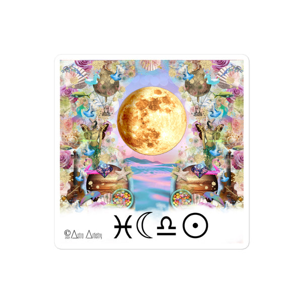 DIGITAL | square sticker | LIBRA SUN | pisces moon