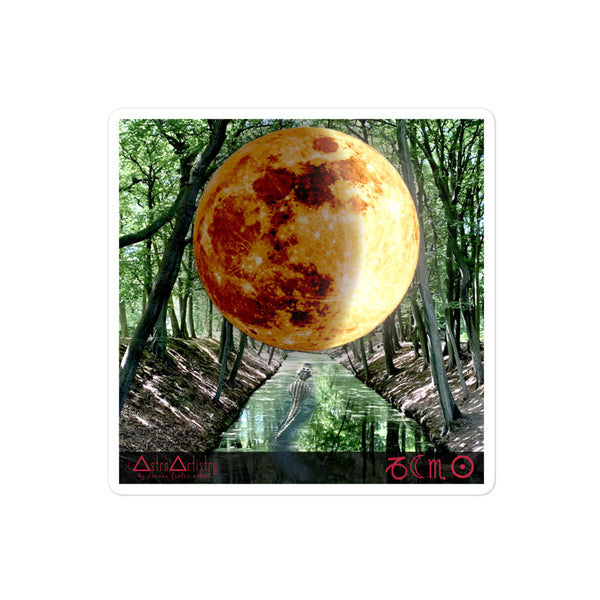 DIGITAL | square sticker | SCORPIO SUN | capricorn moon