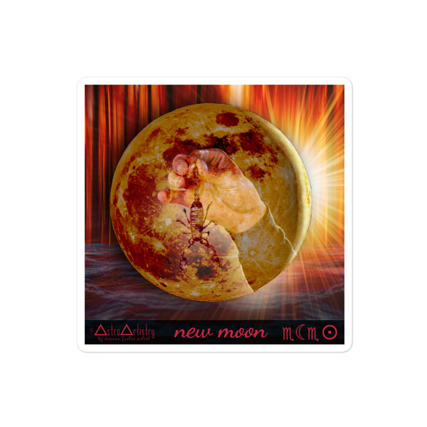 DIGITAL | square sticker | SCORPIO SUN | scorpio moon