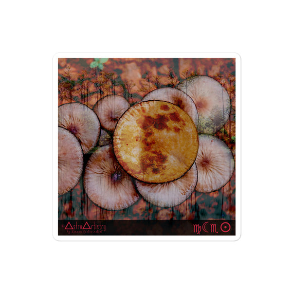 DIGITAL | square sticker | SCORPIO SUN | virgo moon