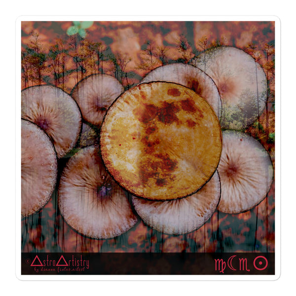 DIGITAL | square sticker | SCORPIO SUN | virgo moon