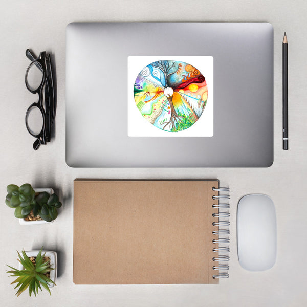 DIGITAL | square sticker| ASTROLOGICAL SEASONS | 2021