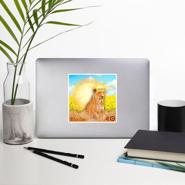 DIGITAL | square sticker | LEO SUN SEASON | 2021