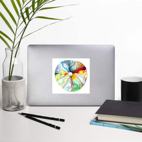 DIGITAL | square sticker| ASTROLOGICAL SEASONS | 2021