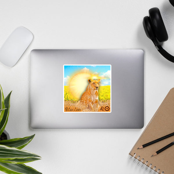 DIGITAL | square sticker | LEO SUN SEASON | 2021