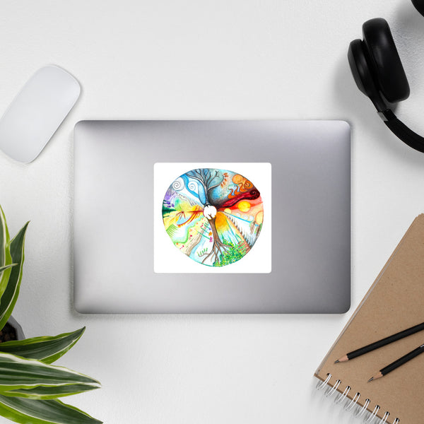 DIGITAL | square sticker| ASTROLOGICAL SEASONS | 2021